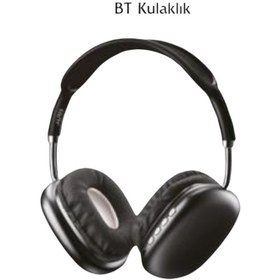 Resim Auris SİLİKON DESTEKLİ KULAK VE KAFA YASTIKLI KULAK ÜSTÜ BLUETOOTH KULAKLIK 