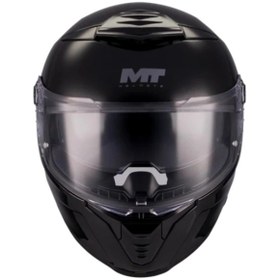 Resim Mt Helmets Kask mt Thunder 4 Sv Pure Parlak Siyah 