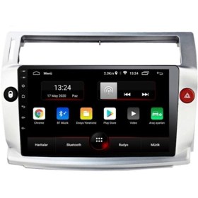 Resim Citroën C4 Android Multimedya Carplaylı Navigasyon Oto Teyp 