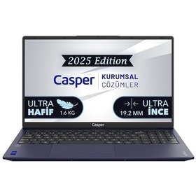 Resim Casper Nirvana X700.1342-8X00X-M-F i5-13420H 8 GB 2 TB NVMe SSD 15.6" Dos Dizüstü Bilgisayar 