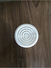 Resim Hakim Havalandırma Ø100 Plastik Yuvarlak Mandallı Anemostad 10cm 