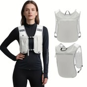 Resim Kadın & Erkek Hafif Koşu Yeleği Sırt Çantası - Fermuarlı Cep ve Su Matarası Tutuculu, Ergonomik Tasarım, Pedli Arka Panel, Nefes Alabilir Mesh Kumaş ile Doğa yürüyüşleri Bisiklet Spor Salonu İçin El Serbest Açık Hava Egzersiz Sütyeni: Treking Dağcılık için Kompakt Dayanıklı Çanta Uzun Mesafi Etkinlikleri İdeal bisiklete Binme doğa gezi koşma gibi İhtiyacınız olan Her Zaman Gerekli Şey 