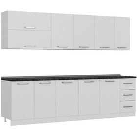 Resim Minar 280 Cm Mutfak Dolabı Beyaz 280-B1 Beyaz 