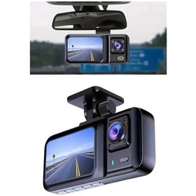 Resim 1080p Sürüş Kaydedici 2 İnç Araç Araba Ön İç Arka Dvr Ips Ekran 