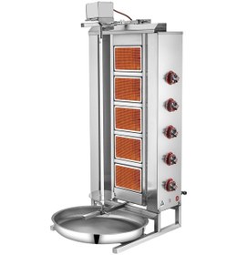 Resim Kutlu 5 Radyan Üstten Motorlu Döner Ocağı 