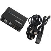 Resim Prettyia HDMI Kvm Switch Destek Klavye ve Fare Bağlantıları ve 4K @ 60Hz USB 2.0 (Yurt Dışından) 