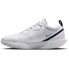 Resim Nike Nikecourt Zoom Pro Sert Kort Erkek Tenis Ayakkabısı Dv3278-101 Beyaz 