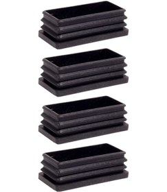 Resim 50X100 Mm Plastik Dikdörtgen Içe Geçme Profil Tapası Kutu 4 Ad 