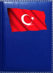 Resim Promosyon Denizi Türk Bayrağı Görselli Lacivert Ruhsat Kabı 