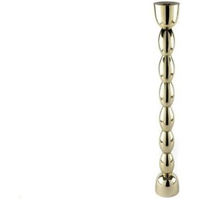 Resim Mikasa Moor Gold Boğumlu Metal Mumluk 9x66cm Gold 