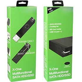 Resim YUES Xbox One Uyumlu Hard Disk Kutusu + Soğutucu Fan – Multifonksiyonel, USB Güçlü, Tak-Çalıştır 