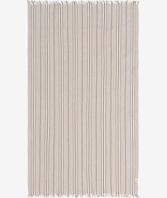 Resim Çizgili Keten Peştemal Haki, Taşıma Çantalı - Haki / 90x190 