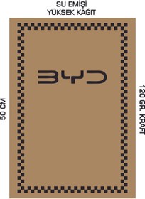 Resim duha trend 35x50 120 Gr. Kraft Kağıt Oto Paspası Byd Dikey 100 Adet 
