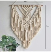 Resim Jeemson El Dokuma Bohem Dekoratif Duvar Örtüsü - Konaklama Ve Ev Dekoru İçin 55x70 Cm Paspaslı Duvar Aksesuarı 