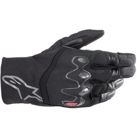 Resim Alpinestars Hyde Xt Ds Wp Korumalı Motosiklet Eldiveni Siyah Siyah 
