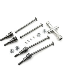 Resim Smooth12 Ön ve Arka Cvd Sürücü Şaft Seti Scy 16101 16102 16103 16201 Pro 1/16 Fırça Rc Araba Yükseltmeleri Parçalar (Yurt Dışından) 