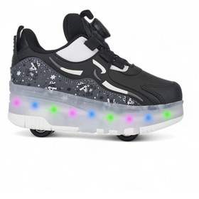 Resim Ceox Patenli Işıklı Tekerlekli Çocuk Spor Ayakkabı Kaykay sneaker 