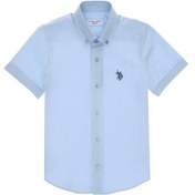 Resim U.s. Polo Assn. Erkek Çocuk Açık Mavi Gömlek Kısa Kollu 50306567-vr003 Acık Mavı 