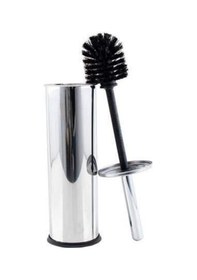 Resim Wc Tuvalet Klozet Fırçası Krom Paslanmaz 