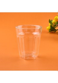 Resim Tohanaa Çift Cidarlı Cam Bardak - Şeffaf - 250 Ml Renkli 