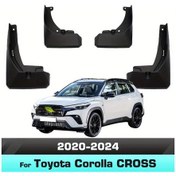 Resim Globalbloom Corolla Cross 2020 2024 Abs Çamurluk Seti 4 Parça Splash Koruma Aksesuar 