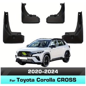 Resim Globalbloom Corolla Cross 2020 2024 Abs Çamurluk Seti 4 Parça Splash Koruma Aksesuar 