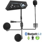 Resim comse Bt22 Kask Mikrofon Kulaklık Bluetooth Motosiklet Kulaklık 5.0 Intercom 