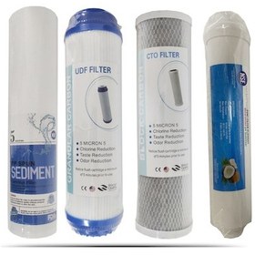 Resim Açık Kasa 4Lü Su Arıtma Filtre Seti 
