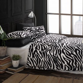 Resim Zebra %100 Pamuk Ranforce Battal Boy Nevresim Takımı 