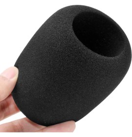 Resim fobun Mikrofon Pedi Mikrofon Süngeri Mikrofon Yastığı El Mikrofon Süngeri Kulaklık Mikrofon Süngeri Kürsü Mikrofon Süngeri 