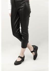 Resim Gönderi R Kadın Siyah Dolgu Taban Hakiki Deri Mary Jane Ayakkabı Gdza13424293 Siyah 