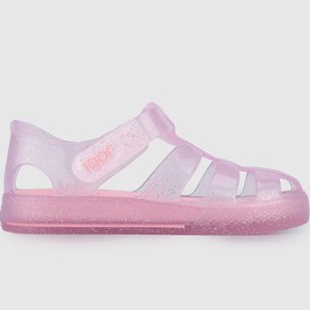 Resim Pembe Kız Çocuk Düz Sandalet 