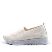 Resim Fast Step Kadın Günlük Rahat Ortopedik Yumuşak Taban Triko Beyaz Anne Spor Ayakkabı Sneaker 