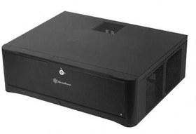 Resim SilverStone Grandia Serisi GD06B HTPC Siyah Kasa 