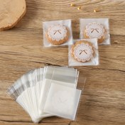 Resim 100 Adet Şık Beyaz Fiyonk & Çiçek Desenli Kendinden Yapışkanlı İkram Torbaları, 7.01cm Kare - Kurabiyeler, Şekerler, Çikolatalar & Atıştırmalıklar İçin Mükemmel - DIY Pişirme, Hediyeler & El İşleri İçin İdeal, İkram Ambalaj Torbaları|Çekici Görünüm|Plastik Torbalar, Şeker Bar Malzemeleri 