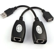 Resim Hadron HD-4461 USB RJ45 Extension Adapter 45 m 
