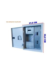 Resim Aköz Sıva Altı 1 Monofaze Sayaçlı 6 Otomatlı Pano 102 