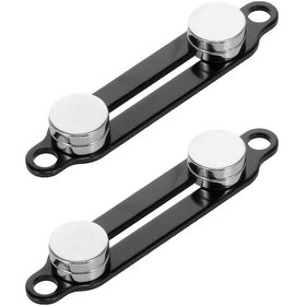 Resim Xindoker Axial Scx10ıı 90046 Rc Araba İçin Metal Gizli Kasa Tutucu Seti - Manyetik Sabitleyici Ve Vida Takımı Siyah 