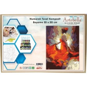 Resim Artebella Numaralı Tuval Kompozit Boyama Antb0005 "Dansçı"35X50 C 