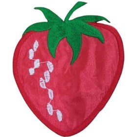 Resim Aplike Ütü İle Yapışan Çilek Desen 