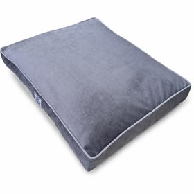 Resim Silky Paw, Çıkarılabilir Kılıf, Kolay Temizlenebilen, Konforlu, Kaydırmaz Tabanlı, Kedi-Köpek Yatağı (Gri) - L 