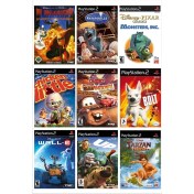 Resim Playstatıon 2 - Dısney Çocuk Oyunları 9 Oyunluk Set - Sadece Çipli Cihazlar Için! 