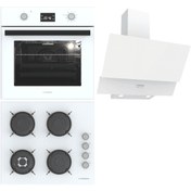 Resim Termikel Beyaz Ankastre Set (BO O6555C W - BH P6194C W - CH C6532C WW) 