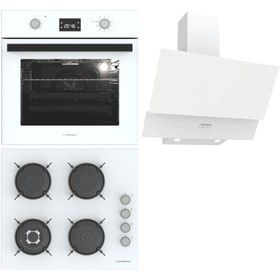 Resim Termikel Beyaz Ankastre Set (BO O6555C W - BH P6194C W - CH C6532C WW) 