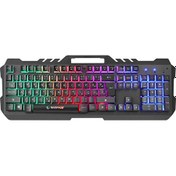 Resim Rampage KB-R57 X-Jammer Gökkuşağı Aydınlatmalı USB Tam Türkçe Gaming Oyuncu Klavyesi 