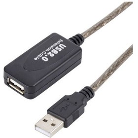 Resim Usb 2.0 Extension Uzatma Kablosu Güçlendirilmiş Usb 2.0 Uzatma Kablosu 5m 