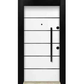 Resim Mono Çelik Kapı MN-6020 Dış Iklim Kapısı Yağmur'a ve Güneşe Dayanıklı Çelik Kapı 