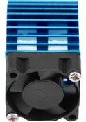 Resim Geekyou 1/10 Rc Elektrikli Araçlar İçin 540/550 Motor Soğutucu, Mavi 7014 Model, 5v Fanlı Ve Dayanıklı Alüminyum Gövde 