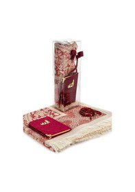 Resim Pvc Kutulu Seccade Seti - Kadife Kaplı Yasin - Seccade - Tesbih - (479778384) 