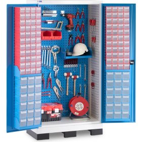 Resim Star Çelik Endüstriyel Malzeme Dolabı-Takım Asma Panolu-Avadanlık Kutulu 